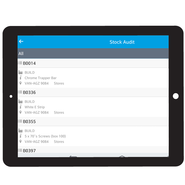 stock audit and count solution for mobile mobiess stock audit