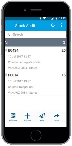 stock audit app