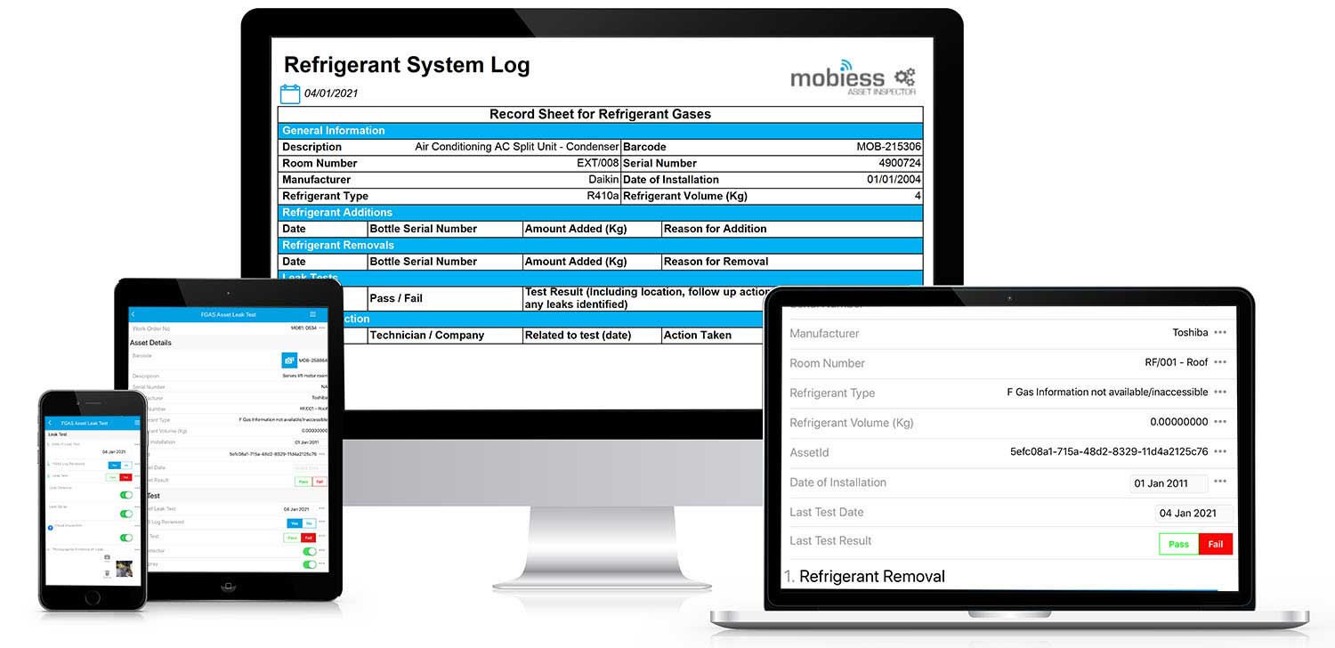 Refrigerant system log