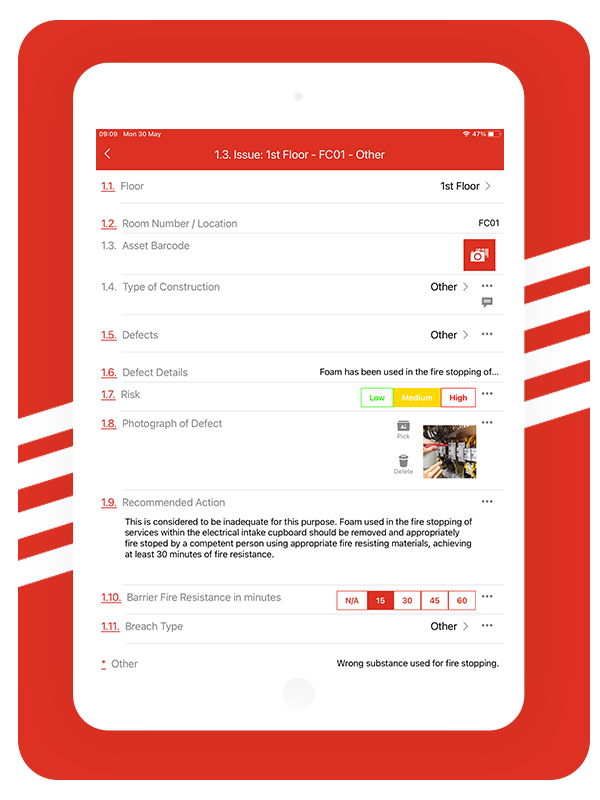 Fire Compartmentation App