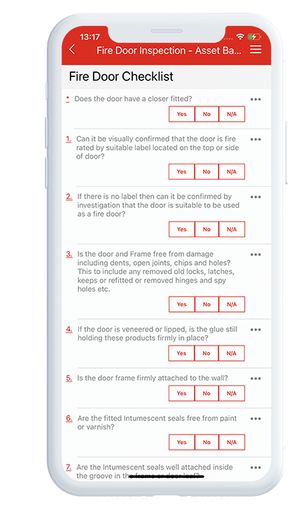 Fire Door checklist